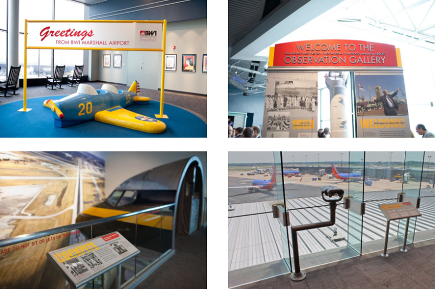 array of images of the observation gallery